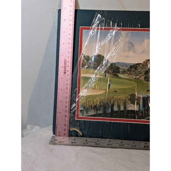 B. Herd "The Challenge" Signed Numbered Golf Print‎ 122/500 Mated Dallas Artist - Picture 11 of 12